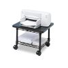 Underdesk Printer/Fax Stand, One-Shelf, 19w x 16d x 13.5h, Black2