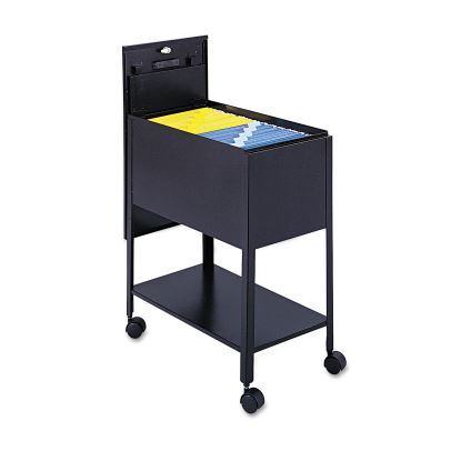 Extra-Deep Locking Mobile Tub File, 13.5w x 24.75d x 28.25h, Black1