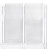 Reveal Clear Literature Displays, 24 Compartments, 30w x 2d x 41h, Clear2