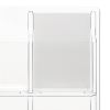 Reveal Clear Literature Displays, 9 Compartments, 30w x 2d x 36.75h, Clear2