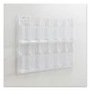 Reveal Clear Literature Displays, 12 Compartments, 30w x 2d x 20.25h, Clear2
