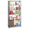 Commercial Steel Shelving Unit, Six-Shelf, 36w x 12d x 75h, Dark Gray1