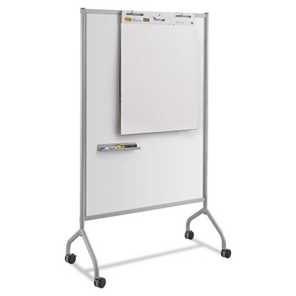 Impromptu Magnetic Whiteboard Collaboration Screen, 42w x 21.5d x 72h, Gray/White1