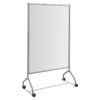 Impromptu Magnetic Whiteboard Collaboration Screen, 42w x 21.5d x 72h, Gray/White2