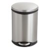 Step-On Medical Receptacle, 3 gal, Stainless Steel2