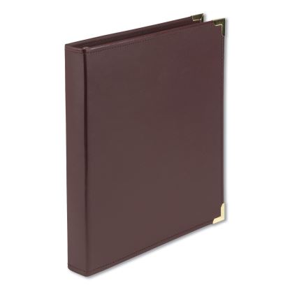 Classic Collection Ring Binder, 3 Rings, 1" Capacity, 11 x 8.5, Burgundy1