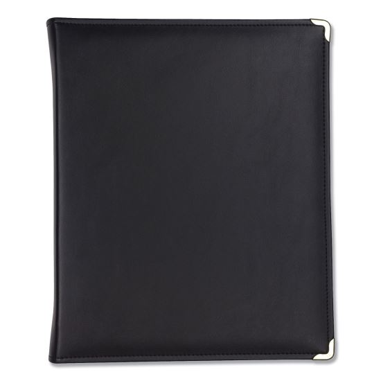 Classic Collection Zipper Ring Binder, 3 Rings, 1.5" Capacity, 11 x 8.5, Black1