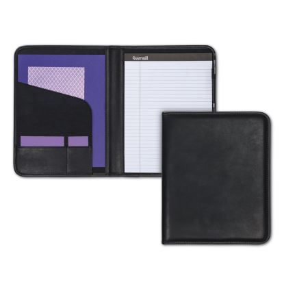 Professional Padfolio, Storage Pockets/Card Slots, Writing Pad, Black1