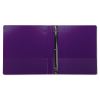 Earth’s Choice Biobased Durable Fashion View Binder, 3 Rings, 1" Capacity, 11 x 8.5, Purple, 2/Pack2