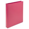 Earth’s Choice Biobased Durable Fashion View Binder, 3 Rings, 1" Capacity, 11 x 8.5, Berry, 2/Pack1