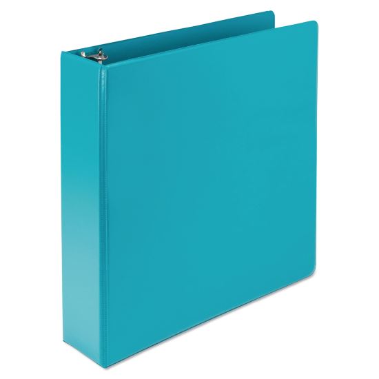 Earth’s Choice Biobased Durable Fashion View Binder, 3 Rings, 2" Capacity, 11 x 8.5, Turquoise, 2/Pack1
