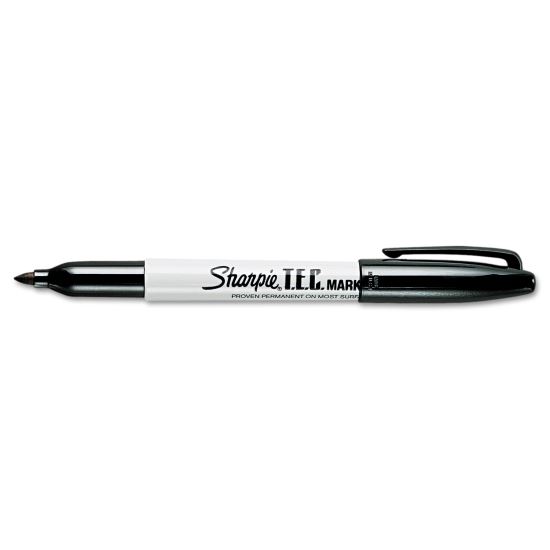 T.E.C. Permanent Marker, Fine Bullet Tip, Black1