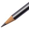 EBONY Sketching Pencil, 4 mm, 2B (#1), Jet Black Lead, Black Matte Barrel, Dozen2