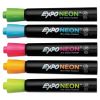 Neon Windows Dry Erase Marker, Broad Bullet Tip, Assorted Colors, 5/Pack2