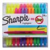 Pocket Style Highlighters, Assorted Ink Colors, Chisel Tip, Assorted Barrel Colors, 24/Pack1