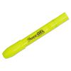 Gel Highlighters, Fluorescent Yellow Ink, Bullet Tip, Yellow Barrel1