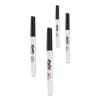 Low-Odor Dry-Erase Marker, Extra-Fine Needle Tip, Black, 4/Pack2