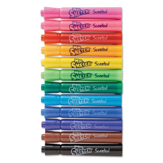 Scented Watercolor Marker Classroom Set, Broad Chisel Tip, Assorted Colors, 192/Set1
