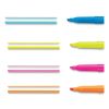 Pocket Style Highlighters, Assorted Ink Colors, Chisel Tip, Assorted Barrel Colors, 5/Set2