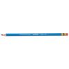 Col-Erase Pencil with Eraser, 0.7 mm, 2B (#1), Blue Lead, Blue Barrel, Dozen2