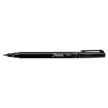 Brush Tip Pens, Fine Brush Tip, Black, Dozen1