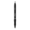 S-Gel High-Performance Gel Pen, Retractable, Fine 0.5 mm, Black Ink, Black Barrel, Dozen1