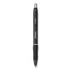S-Gel High-Performance Gel Pen, Retractable, Bold 1 mm, Black Ink, Black Barrel, Dozen1