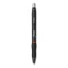 S-Gel High-Performance Gel Pen, Retractable, Medium 0.7 mm, Red Ink, Black Barrel, Dozen1