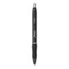 S-Gel High-Performance Gel Pen, Retractable, Medium 0.7 mm, Black Ink, Black Barrel, Dozen1