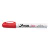 Permanent Paint Marker, Medium Bullet Tip, Red, Dozen1