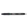 S-Gel High-Performance Gel Pen, Retractable, Medium 0.7 mm, Green Ink, Black Barrel, Dozen1