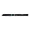 S-Gel High-Performance Gel Pen, Retractable, Medium 0.7 mm, Green Ink, Black Barrel, Dozen2