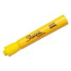 Tank Style Highlighters, Yellow Ink, Chisel Tip, Yellow Barrel, Dozen2