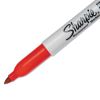 Fine Tip Permanent Marker, Fine Bullet Tip, Red, Dozen2