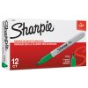 Fine Bullet Tip Permanent Marker, Green, Dozen1