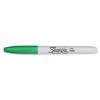 Fine Bullet Tip Permanent Marker, Green, Dozen2