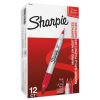 Twin-Tip Permanent Marker, Extra-Fine/Fine Bullet Tips, Red, Dozen2