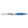 Retractable Permanent Marker, Fine Bullet Tip, Blue2