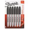 Super Permanent Marker, Fine Bullet Tip, Black, 6/Pack1