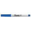 Ultra Fine Tip Permanent Marker, Extra-Fine Needle Tip, Blue, Dozen1