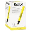4009 Chisel Tip Highlighter, Fluorescent Yellow Ink, Chisel Tip, Yellow/Black Barrel, Dozen2