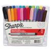 Ultra Fine Tip Permanent Marker, Extra-Fine Needle Tip, Assorted Colors, 24/Set1