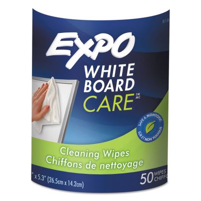 Dry-Erase Board-Cleaning Wet Wipes, 6 x 9, 50/Container1