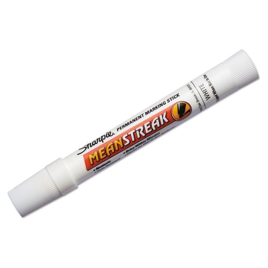 Mean Streak Marking Stick, Broad Bullet Tip, White1