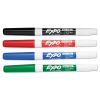 Low-Odor Dry-Erase Marker, Fine Bullet Tip, Assorted Colors, 4/Set2