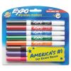 Low-Odor Dry-Erase Marker, Fine Bullet Tip, Assorted Colors, 8/Set1