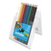 Scholar Colored Pencil Set, 3 mm, 2B (#2), Assorted Lead/Barrel Colors, Dozen2