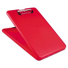 SlimMate Storage Clipboard, 1/2" Clip Capacity, Holds 8 1/2 x 11 Sheets, Red1