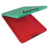 SlimMate Show2Know Safety Organizer, 0.5" Clip Capacity, Holds 8.5 x 11 Sheets, Red/Green2