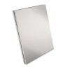 Snapak Aluminum Side-Open Forms Folder, 0.5" Clip Capacity, Holds 8.5 x 11 Sheets, Silver2